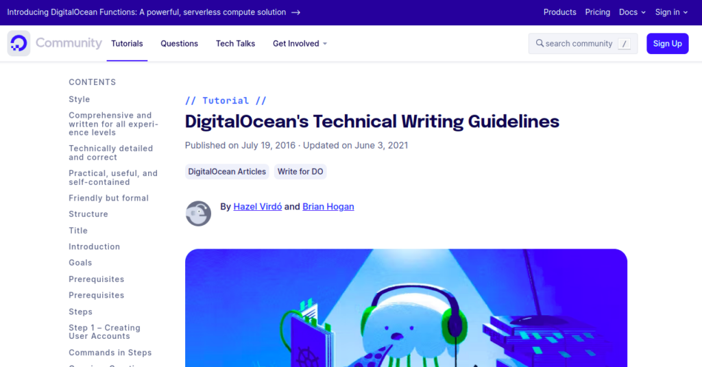 Digital Ocean Style Guide