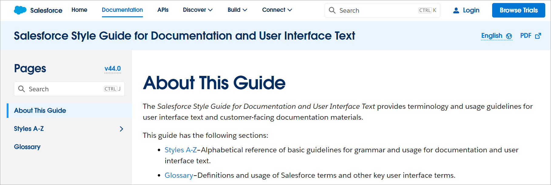 Salesforce Style Guide