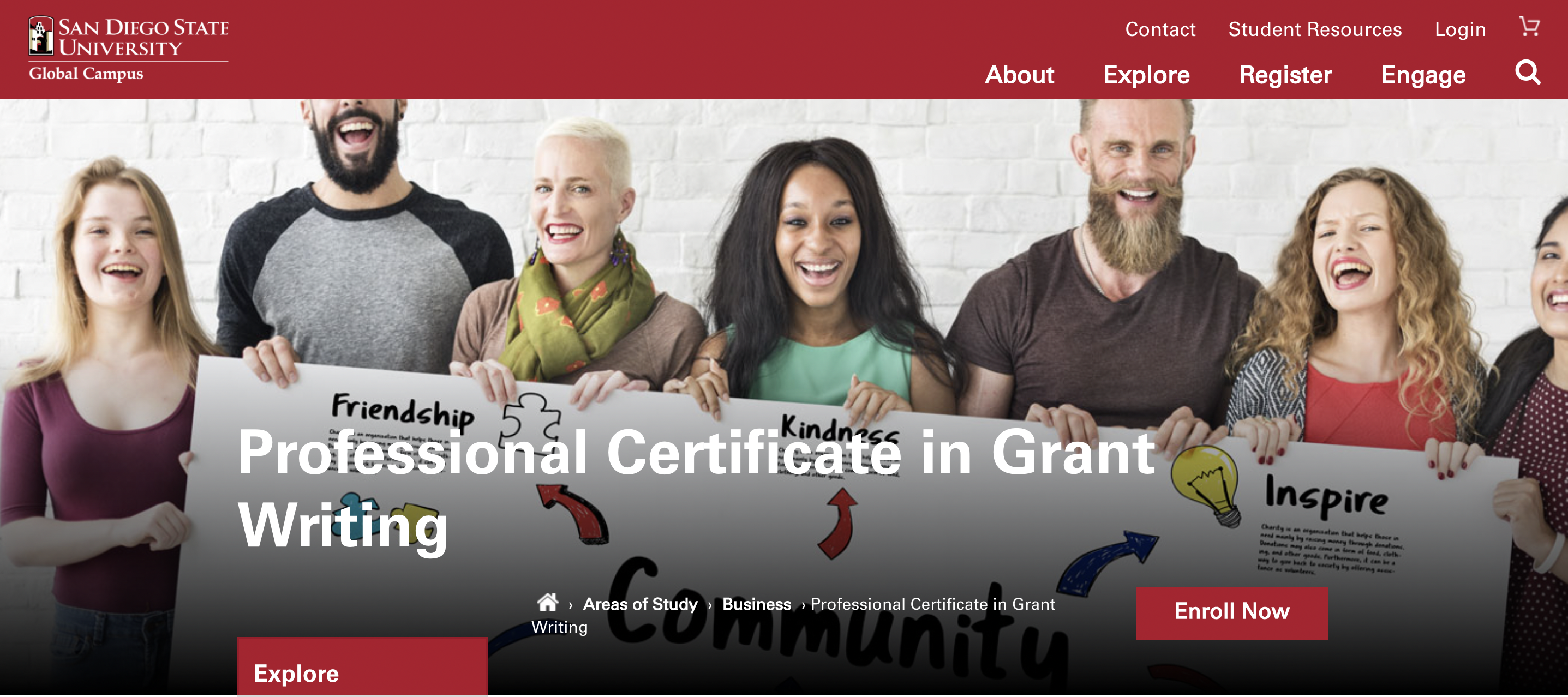 Professional Certificate in Grant Writing (San Diego State University)