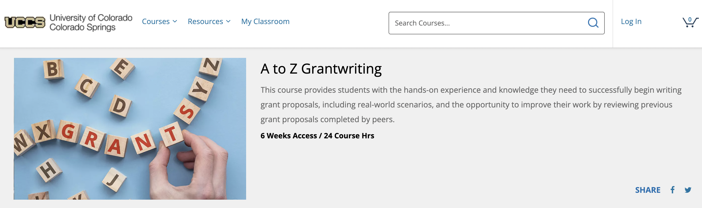 A to Z Grant Writing (University of Colorado, Colorado Springs)