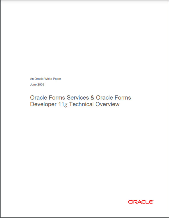 Oracle white paper