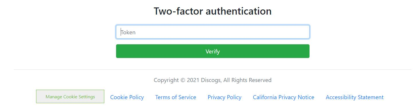 Two factor authentication microcopy