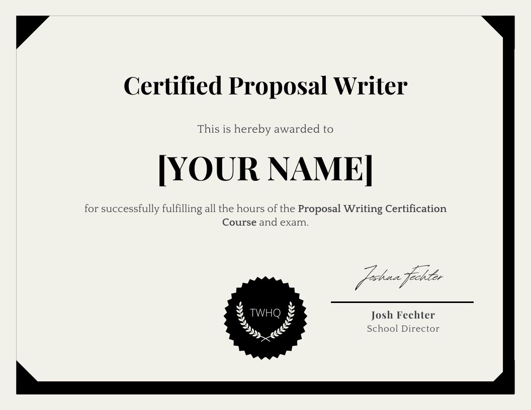 how to write a compelling proposal