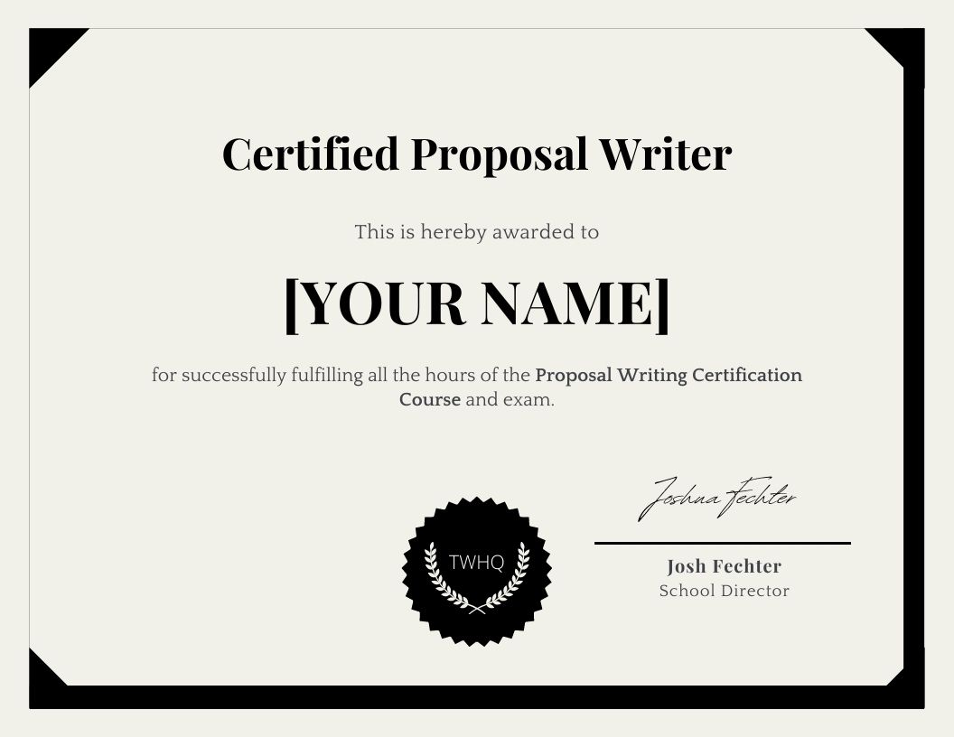 What Is Proposal Writing Technical Writer HQ