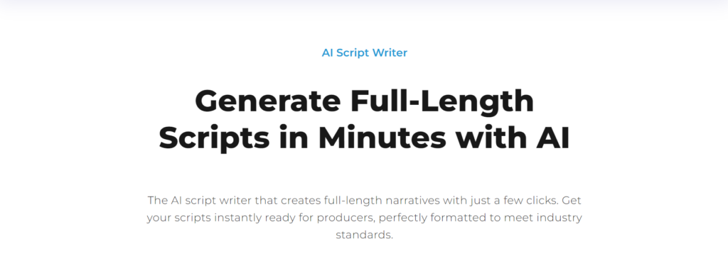 Squibler AI script writer