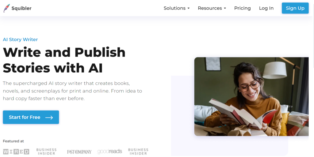 Squibler AI Story Generator Title page