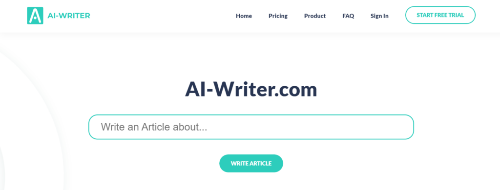 AI Writer Software