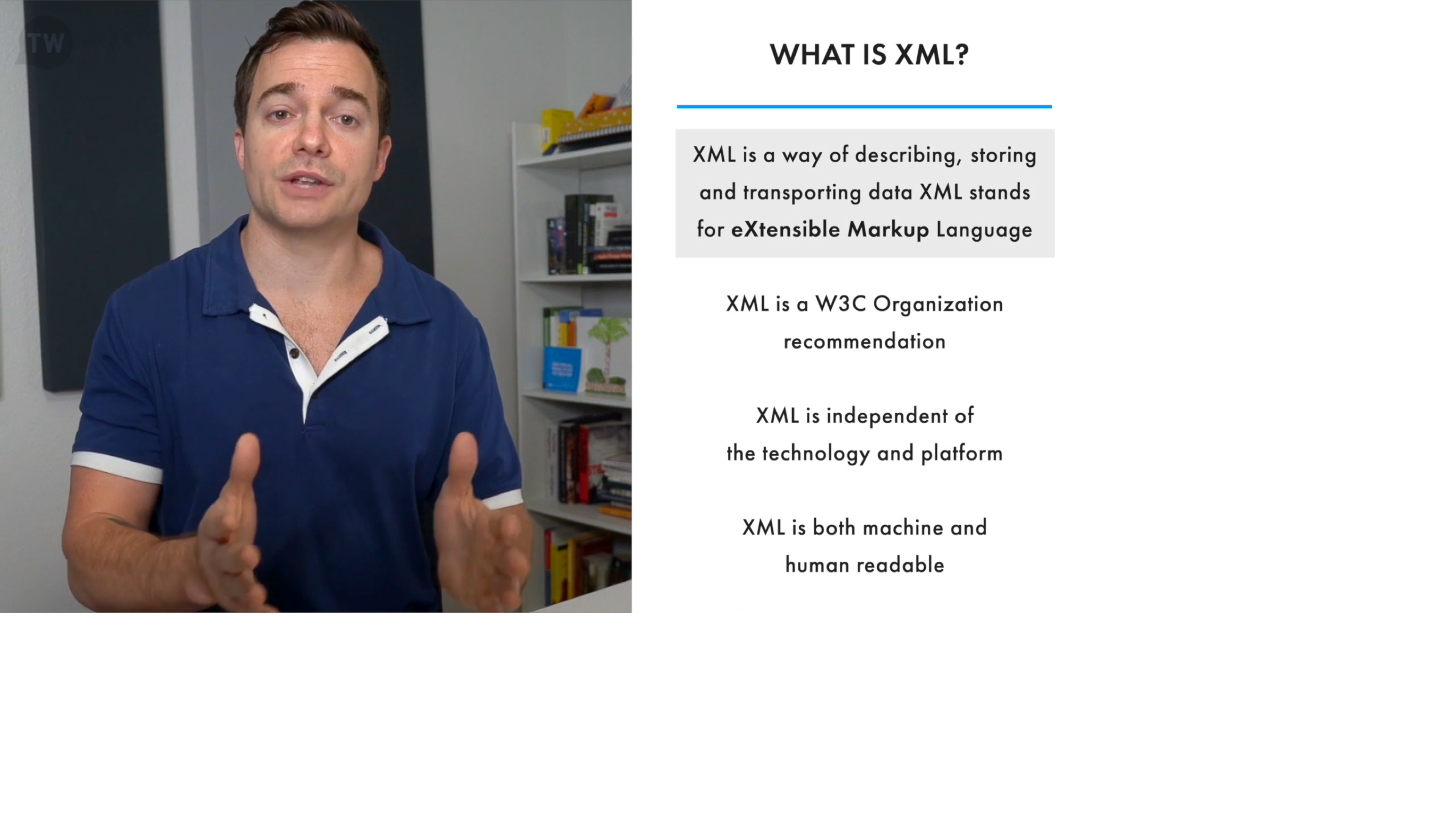 XML Writing Course Screenshot #1